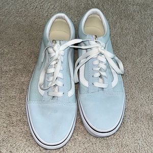 Light Blue Old Skool Vans